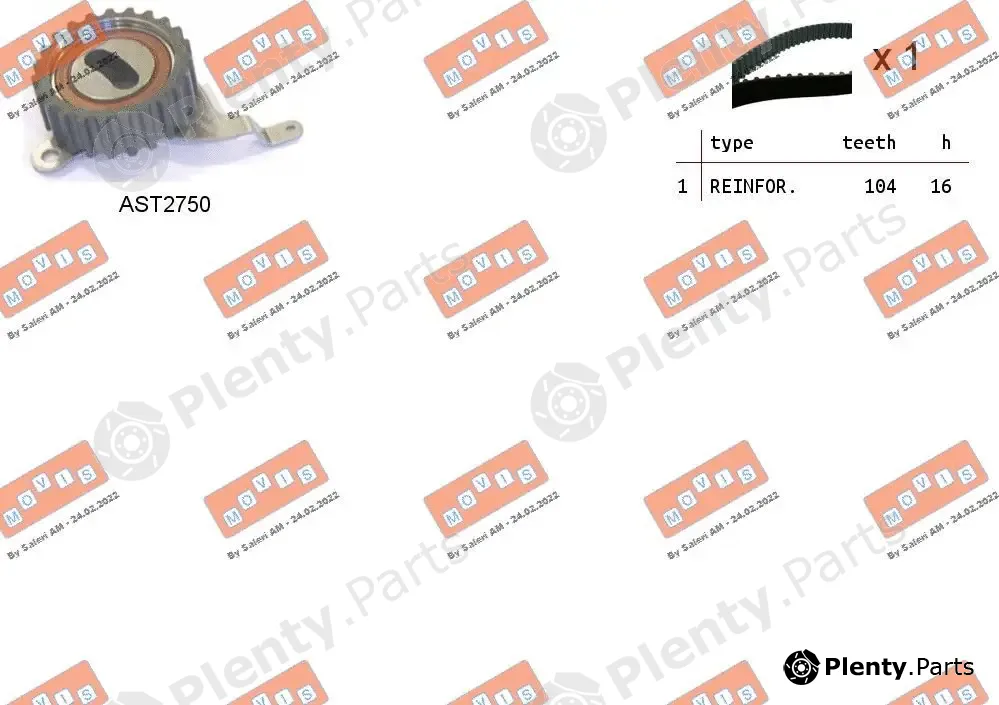 Movis ASTK1275 — Timing Belt Kit