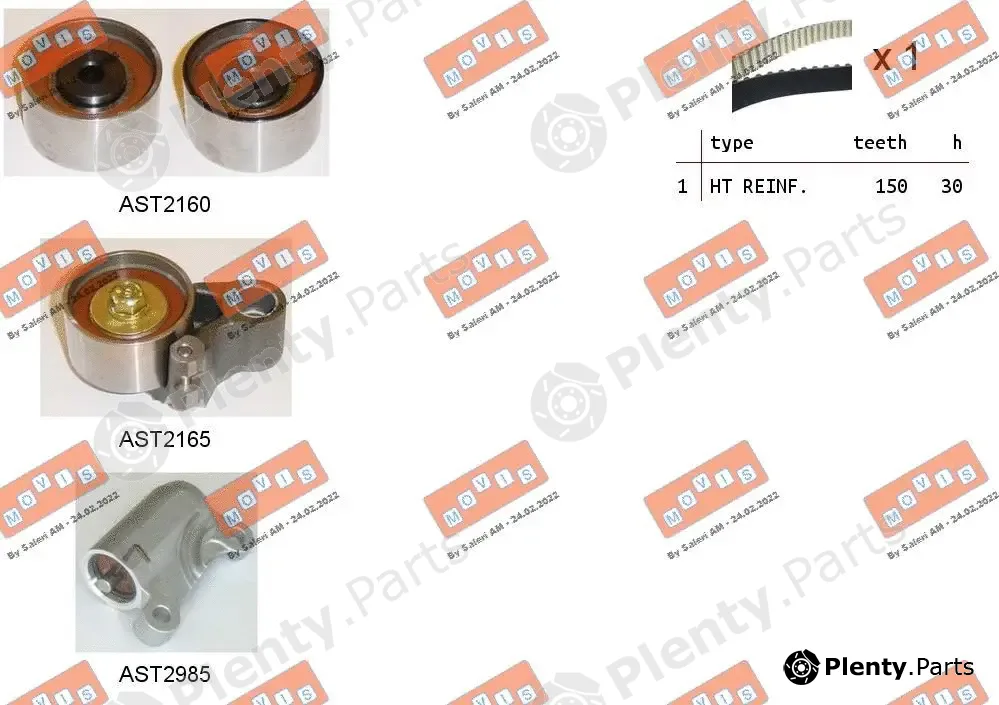 Movis ASTK1082C — Timing Belt Kit
