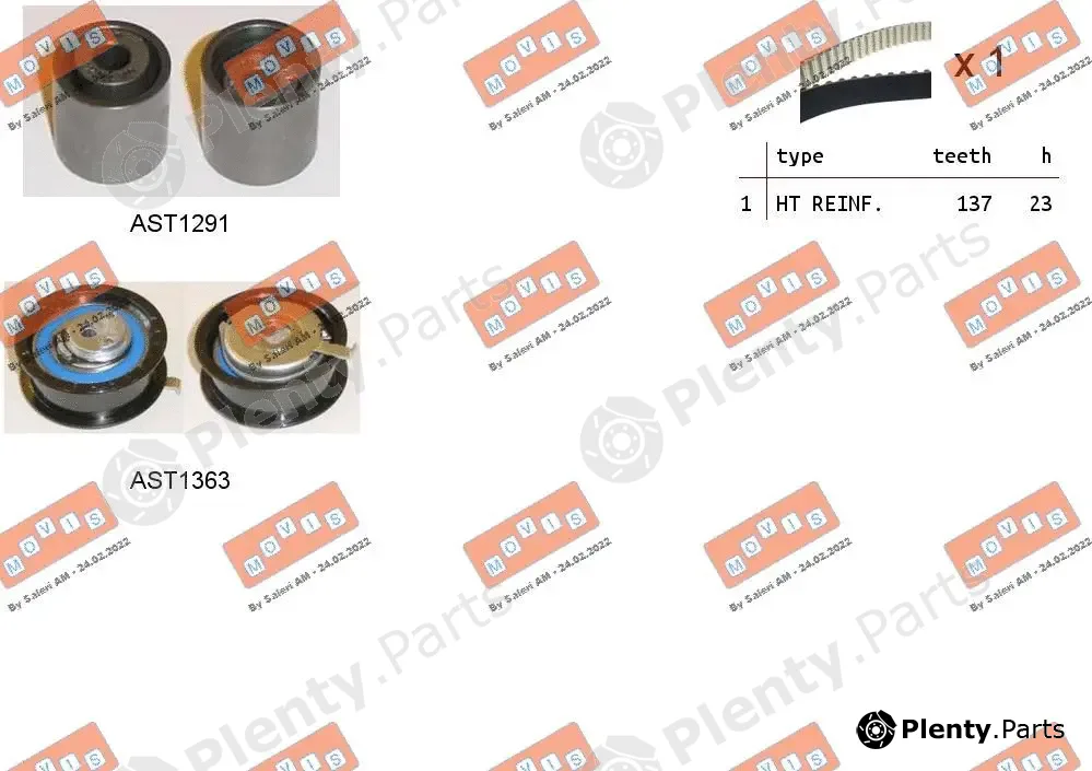 Movis ASTK0938 — Timing Belt Kit