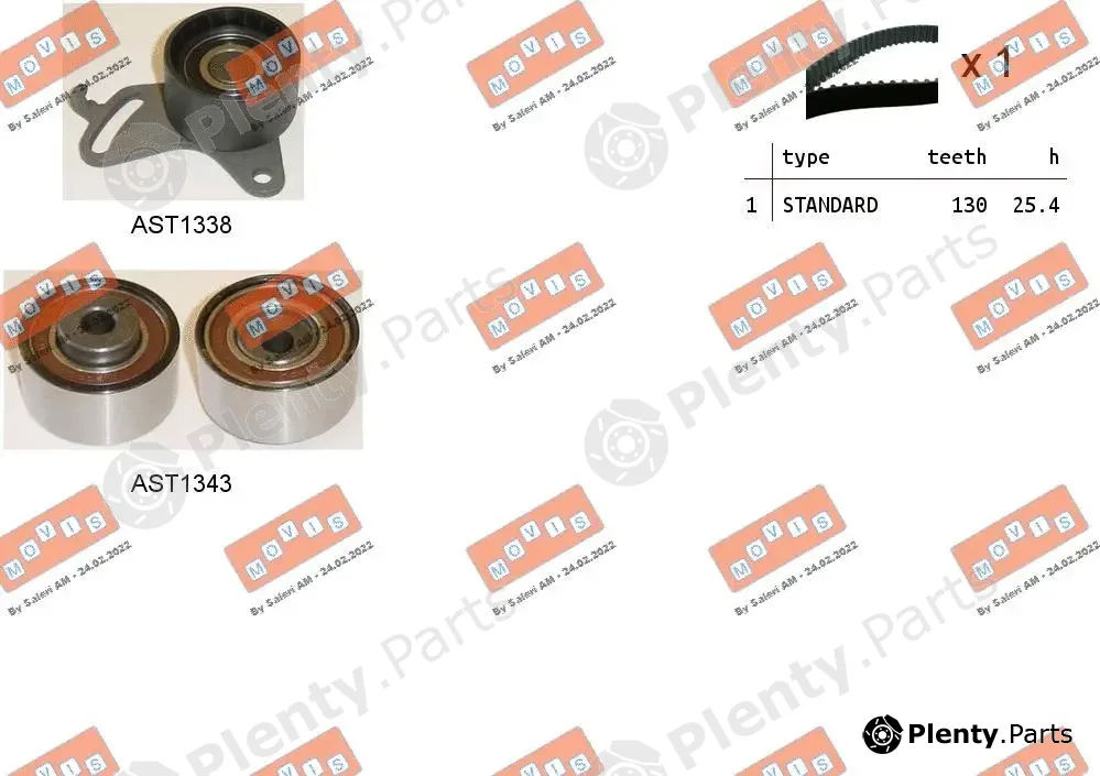 Movis ASTK0873 — Timing Belt Kit