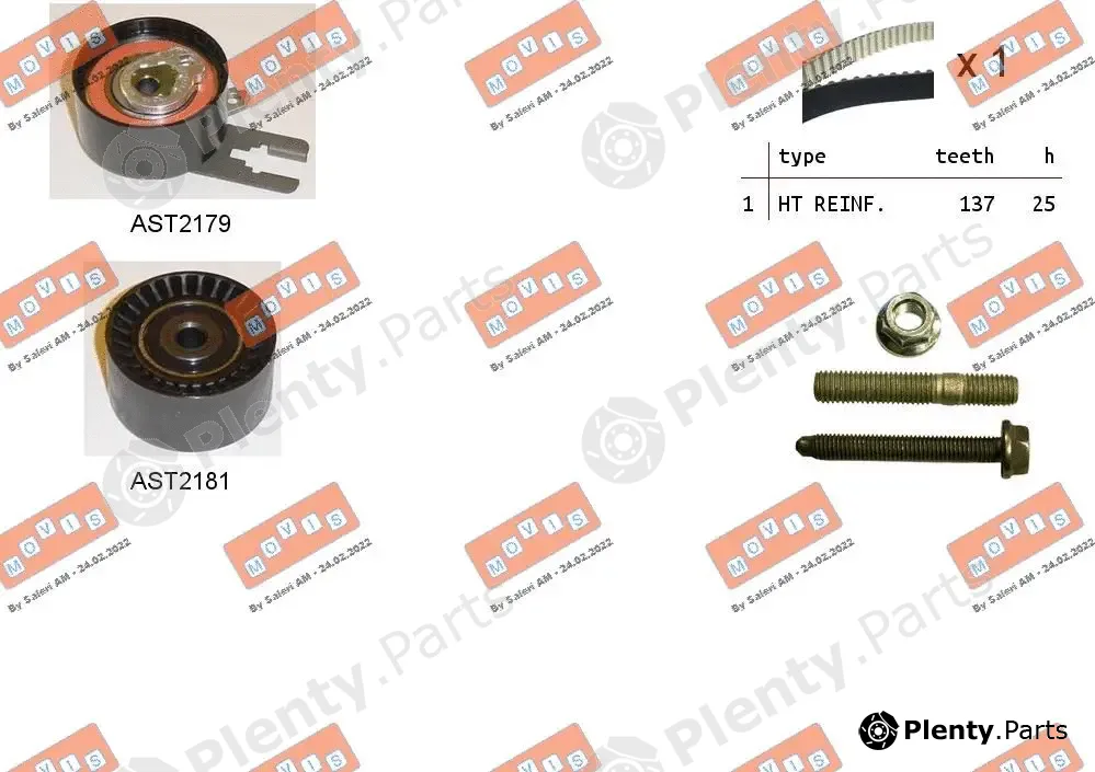 Movis ASTK1074 — Timing Belt Kit