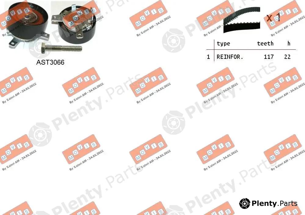 Movis ASTK1095 — Timing Belt Kit