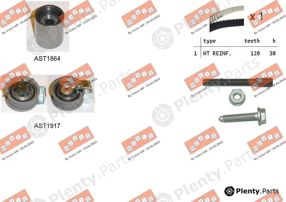 Movis ASTK0940 — Timing Belt Kit