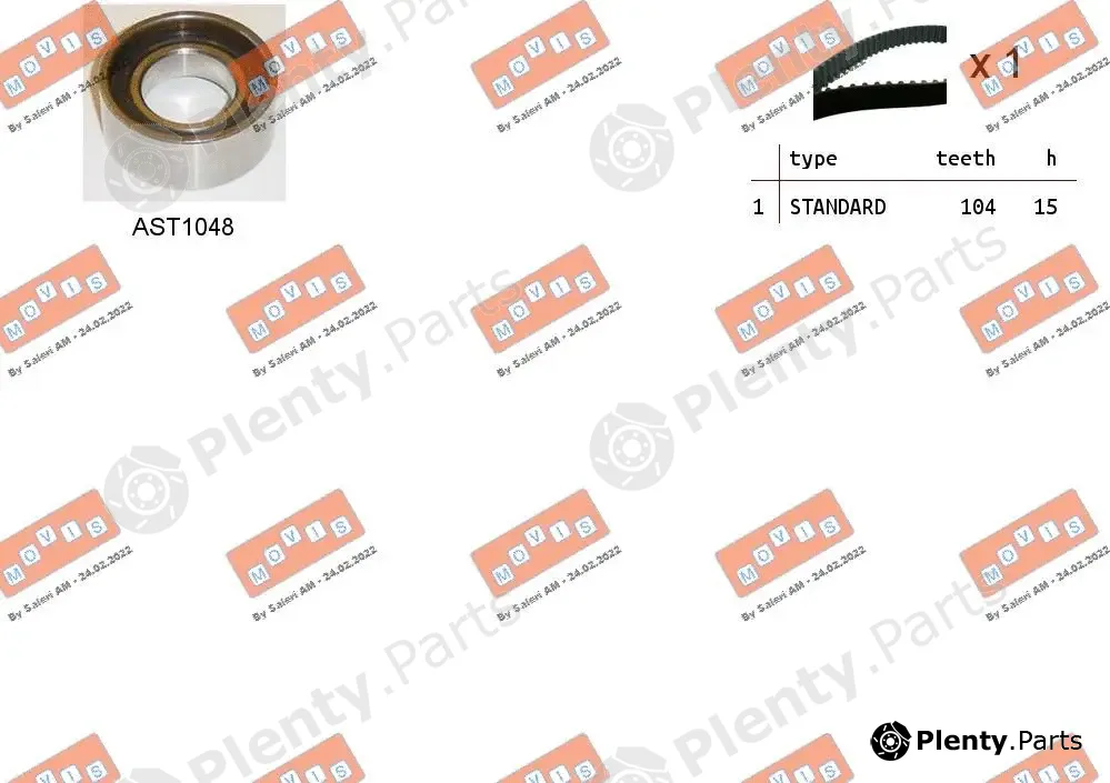 Movis ASTK0834 — Timing Belt Kit