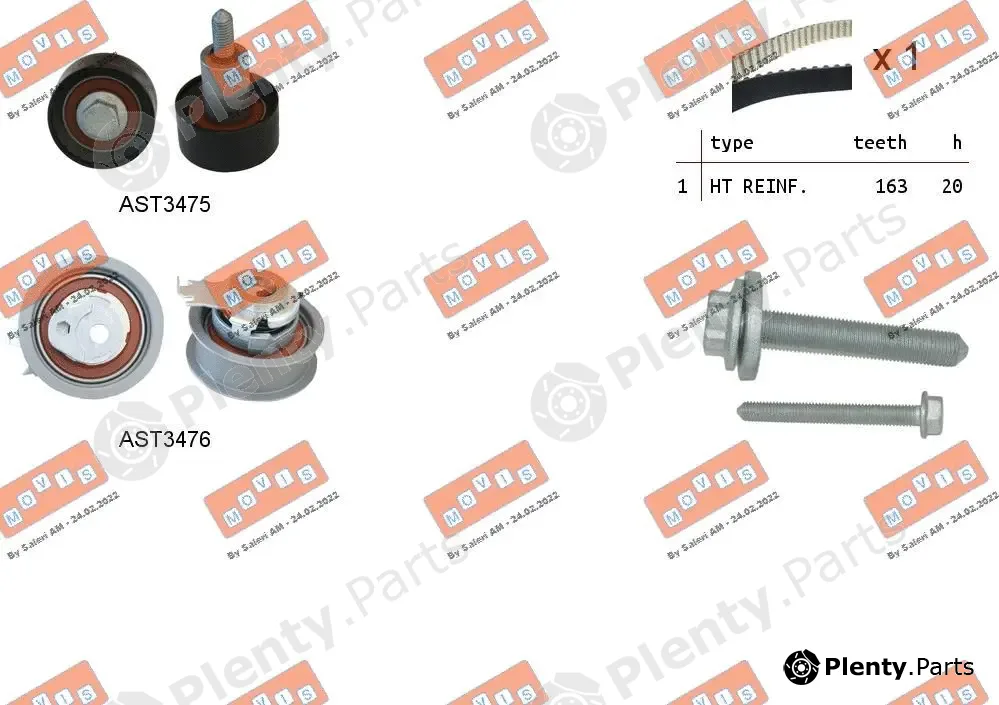 Movis ASTK1174 — Timing Belt Kit