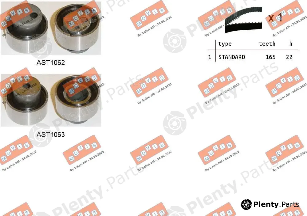 Movis ASTK1008 — Timing Belt Kit