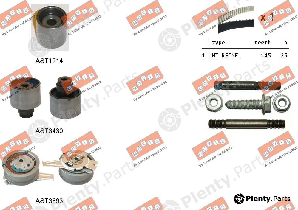Movis ASTK1166 — Timing Belt Kit