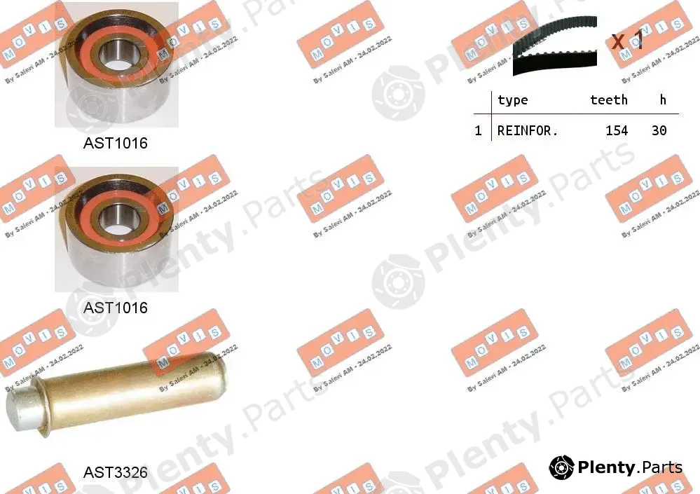 Movis ASTK1184 — Timing Belt Kit
