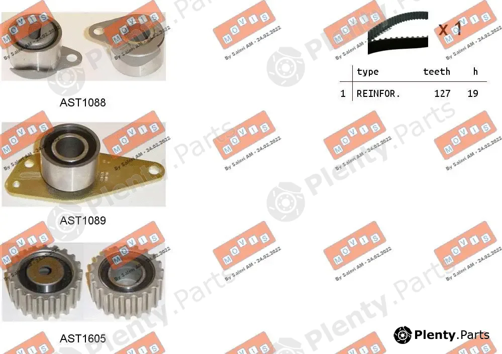 Movis ASTK1047 — Timing Belt Kit