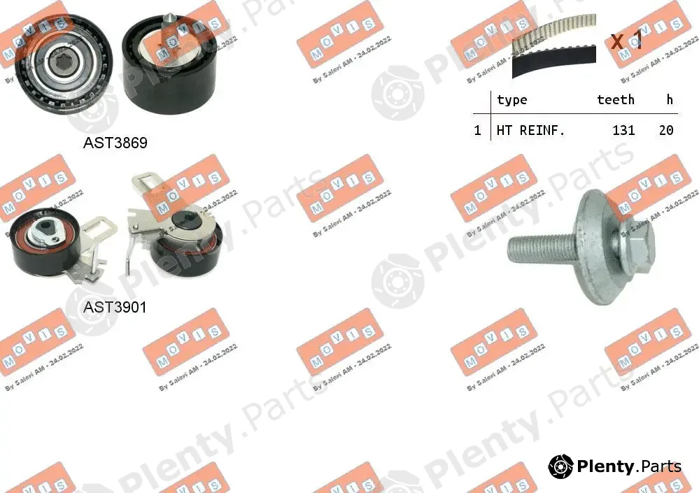 Movis ASTK1287 — Timing Belt Kit