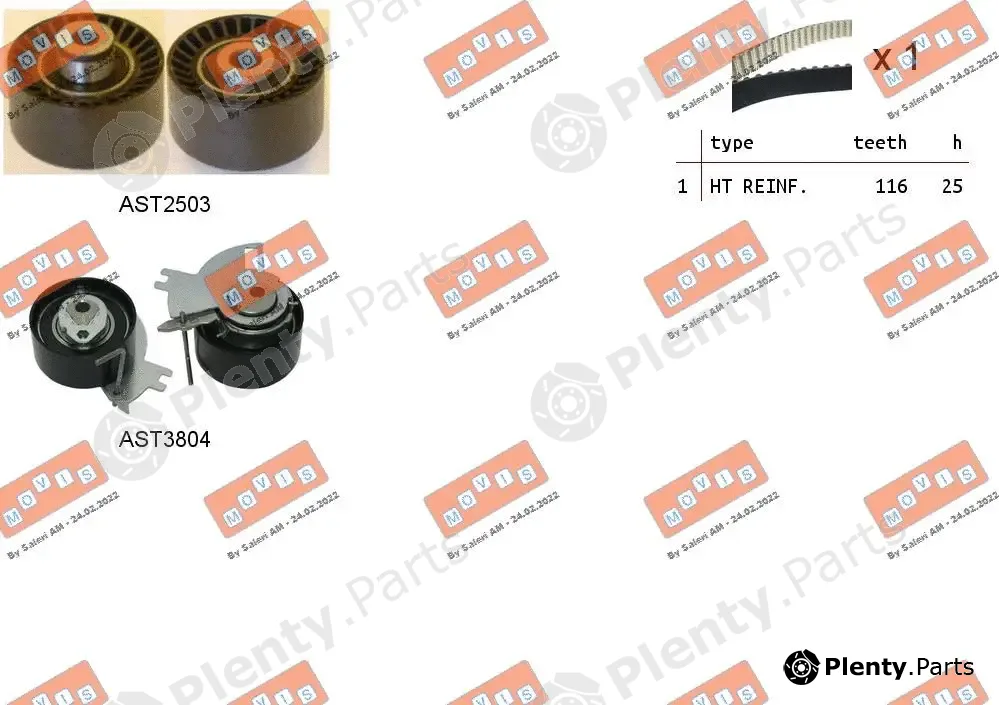 Movis ASTK1217 — Timing Belt Kit