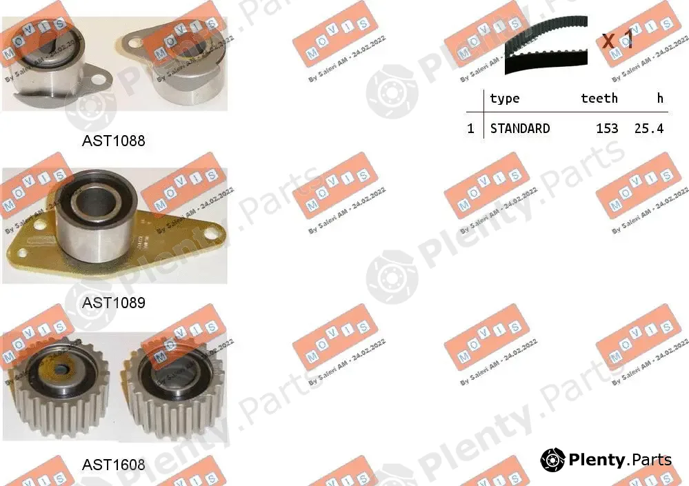 Movis ASTK1048 — Timing Belt Kit
