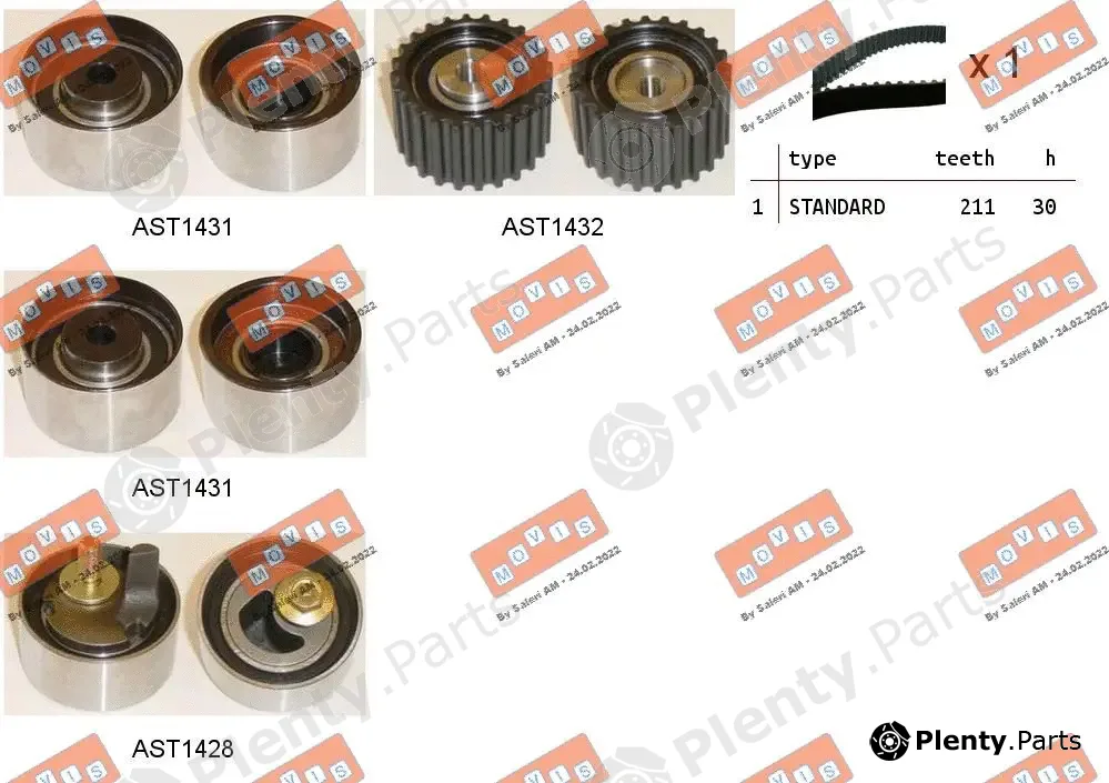 Movis ASTK0993 — Timing Belt Kit