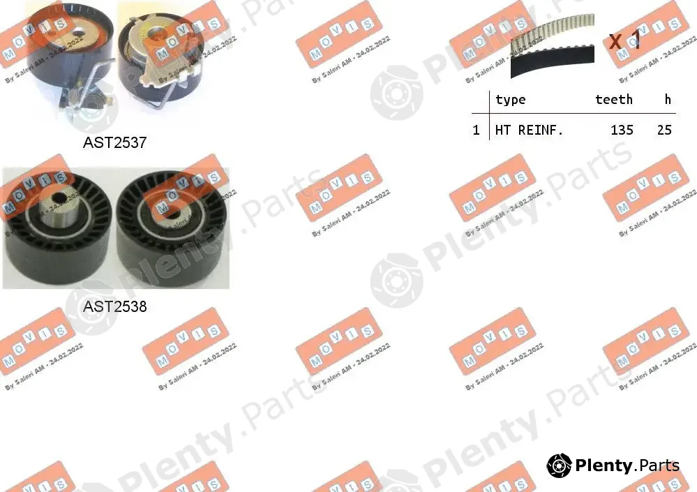 Movis ASTK1080 — Timing Belt Kit