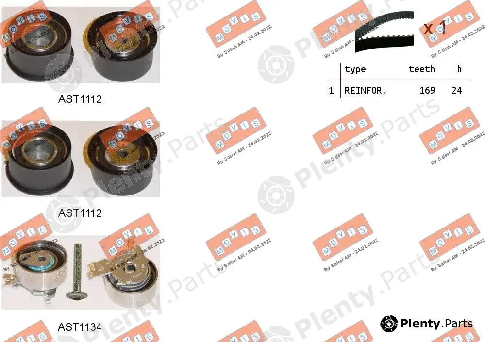 Movis ASTK0830 — Timing Belt Kit