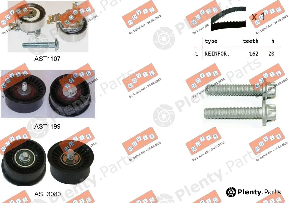 Movis ASTK1107 — Timing Belt Kit