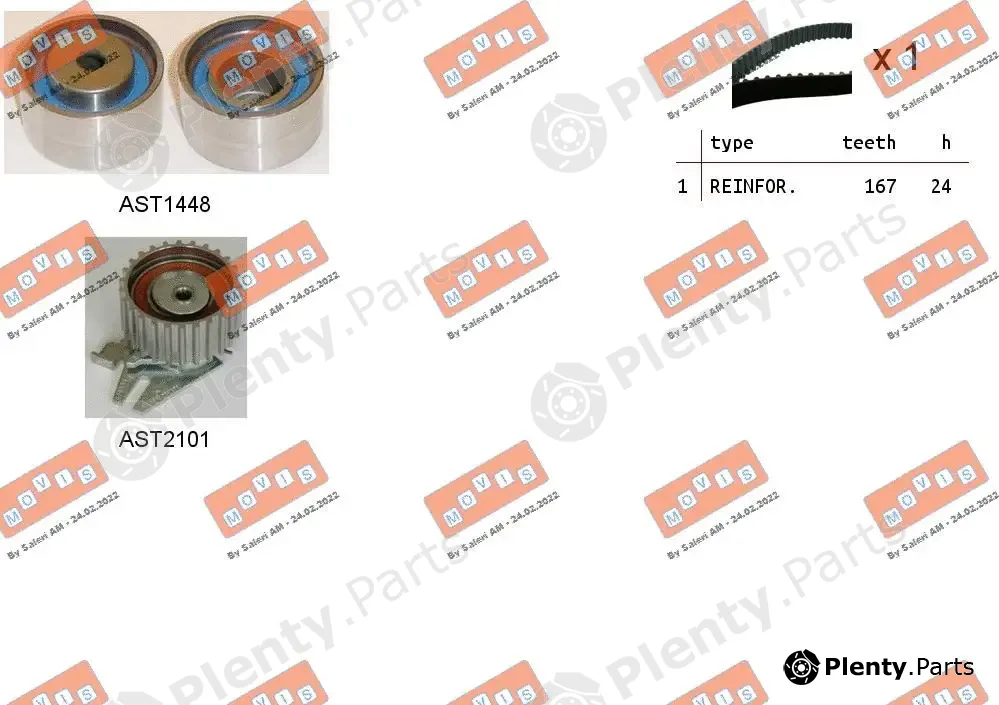 Movis ASTK0899 — Timing Belt Kit