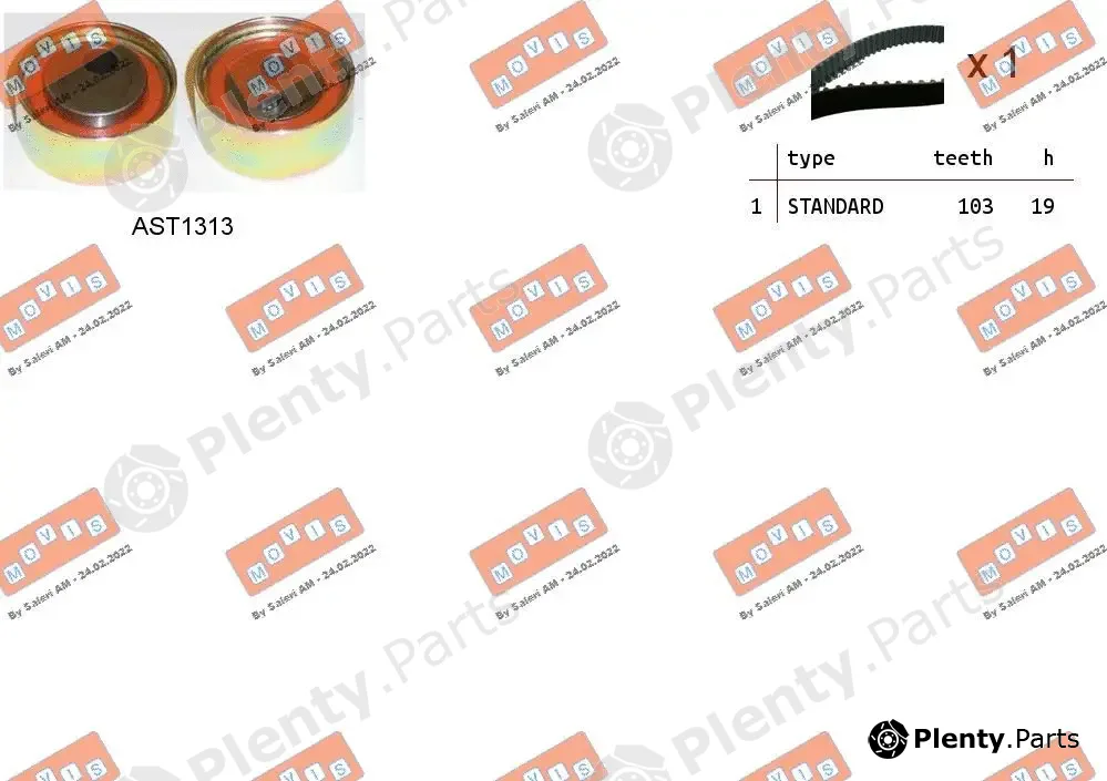 Movis ASTK1227 — Timing Belt Kit