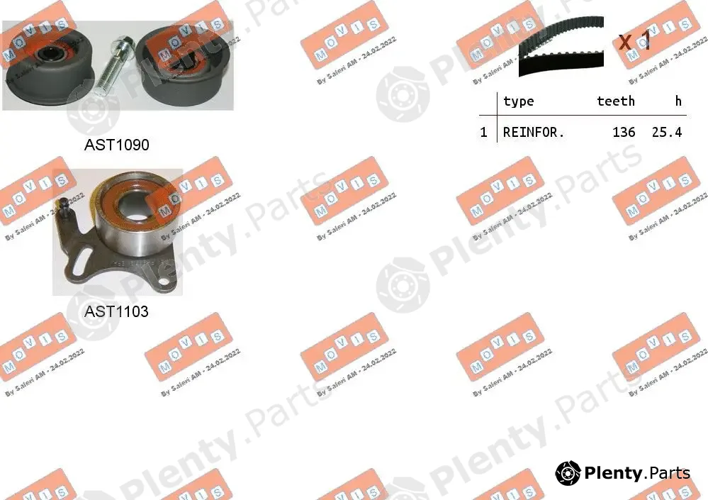 Movis ASTK0987 — Timing Belt Kit