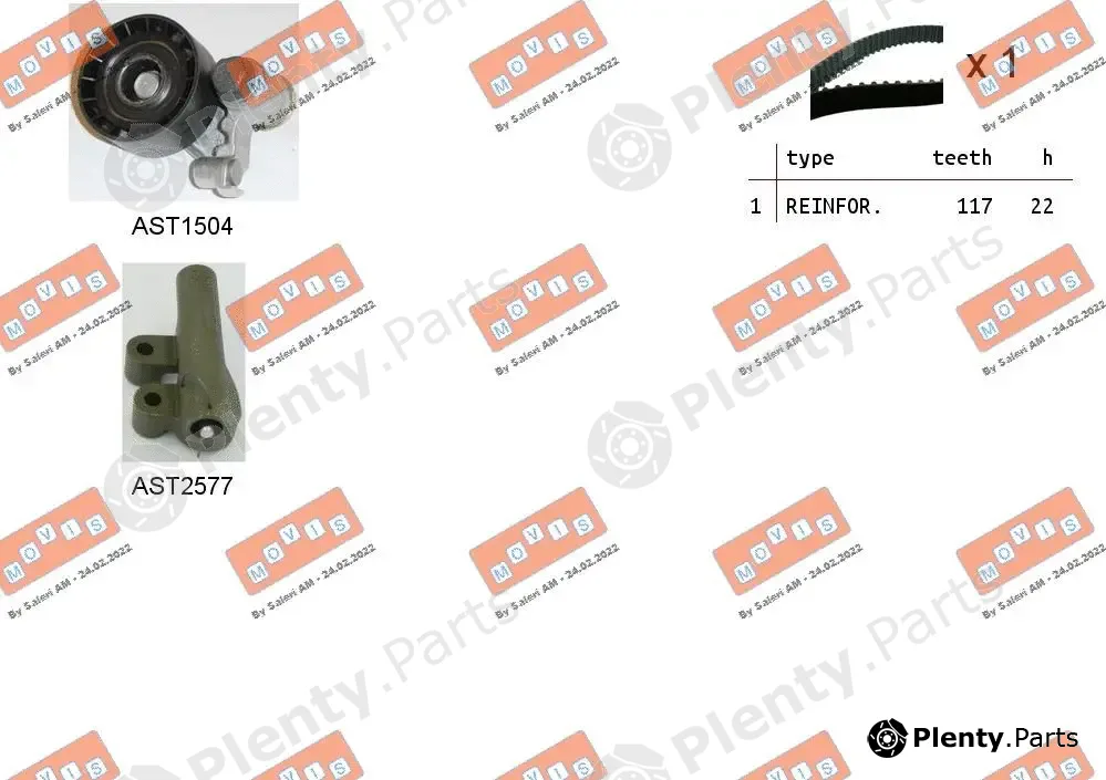Movis ASTK0838C — Timing Belt Kit