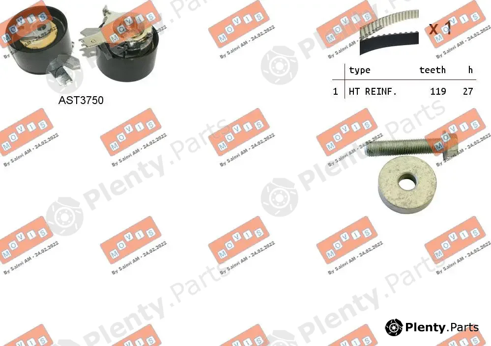 Movis ASTK1168 — Timing Belt Kit