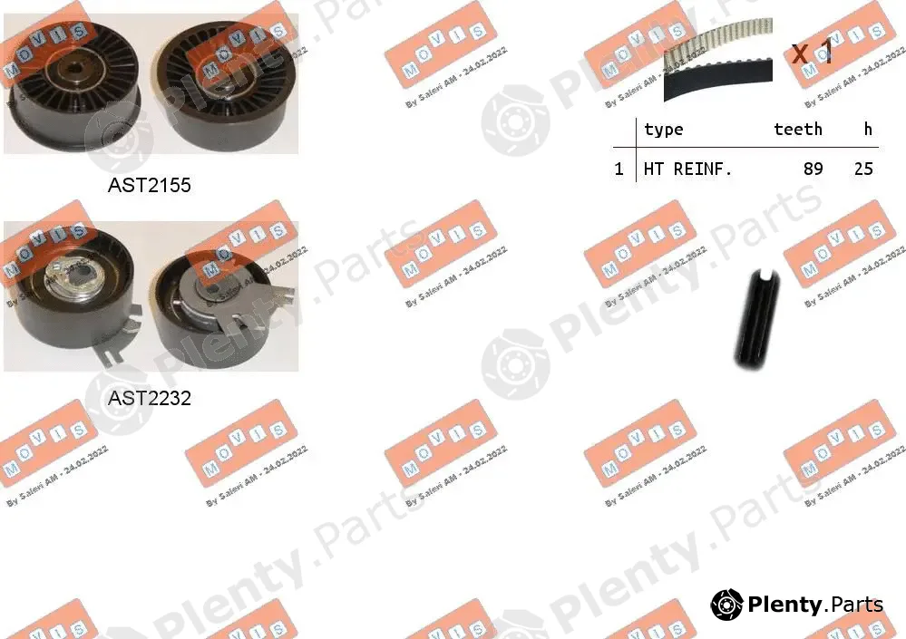 Movis ASTK1152 — Timing Belt Kit