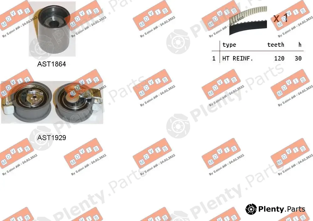 Movis ASTK0951 — Timing Belt Kit