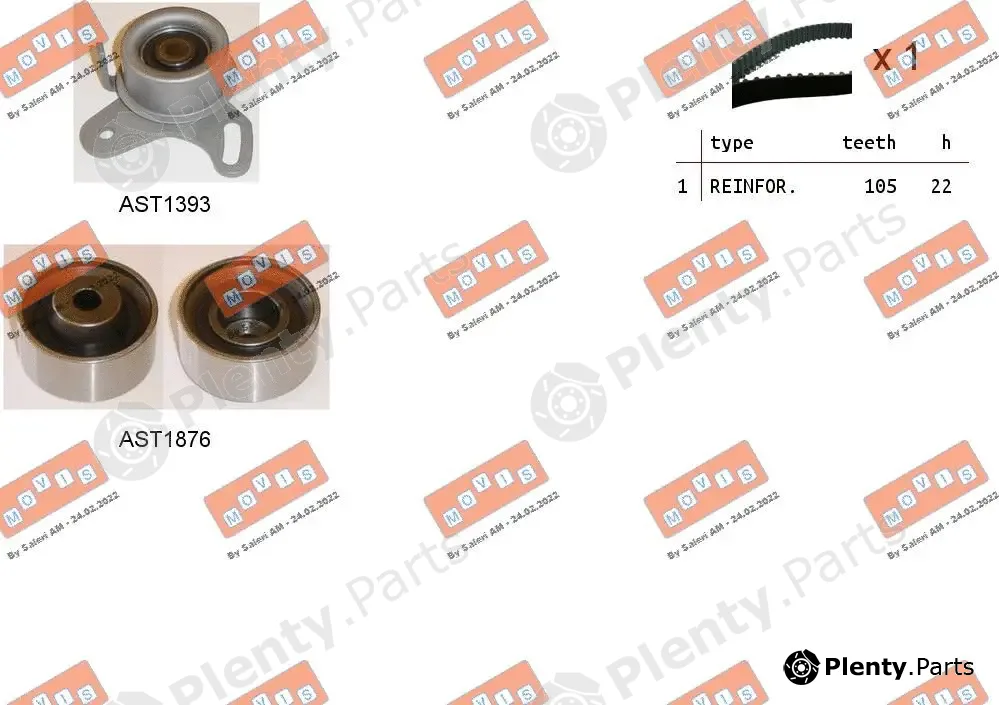 Movis ASTK1104 — Timing Belt Kit