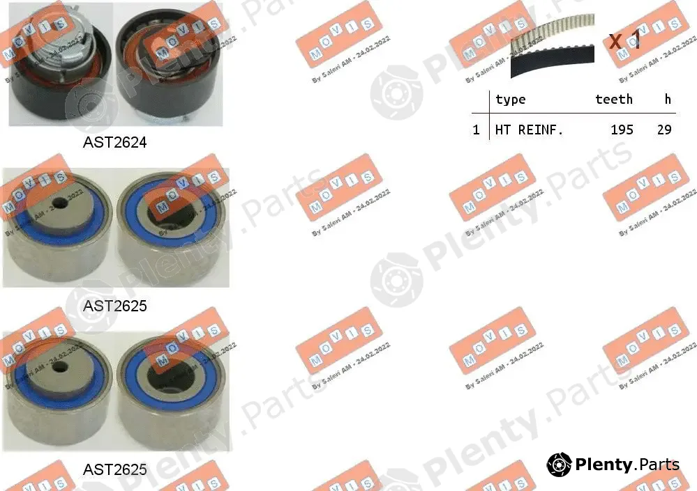Movis ASTK1113 — Timing Belt Kit