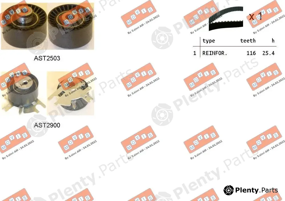 Movis ASTK1087 — Timing Belt Kit