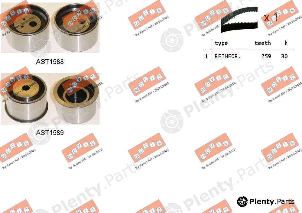 Movis ASTK1201 — Timing Belt Kit