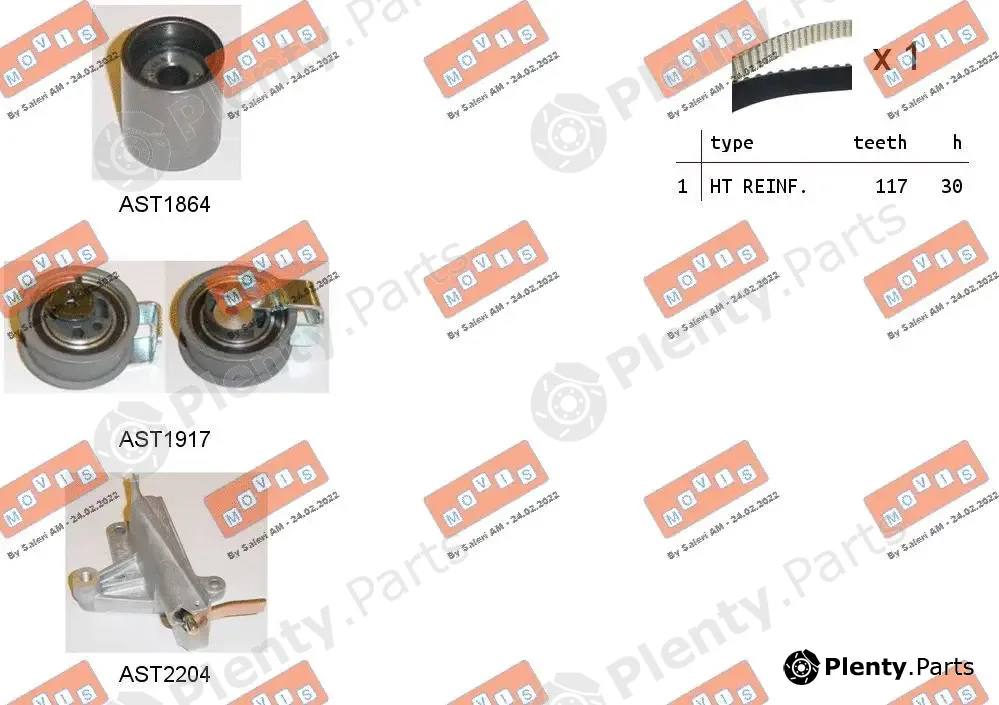 Movis ASTK1053 — Timing Belt Kit