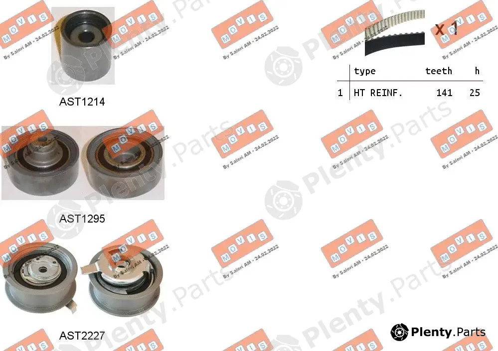 Movis ASTK0958 — Timing Belt Kit