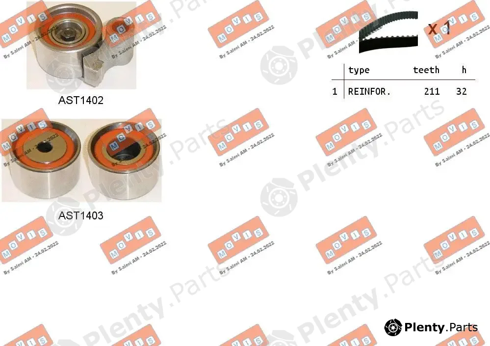 Movis ASTK1211 — Timing Belt Kit