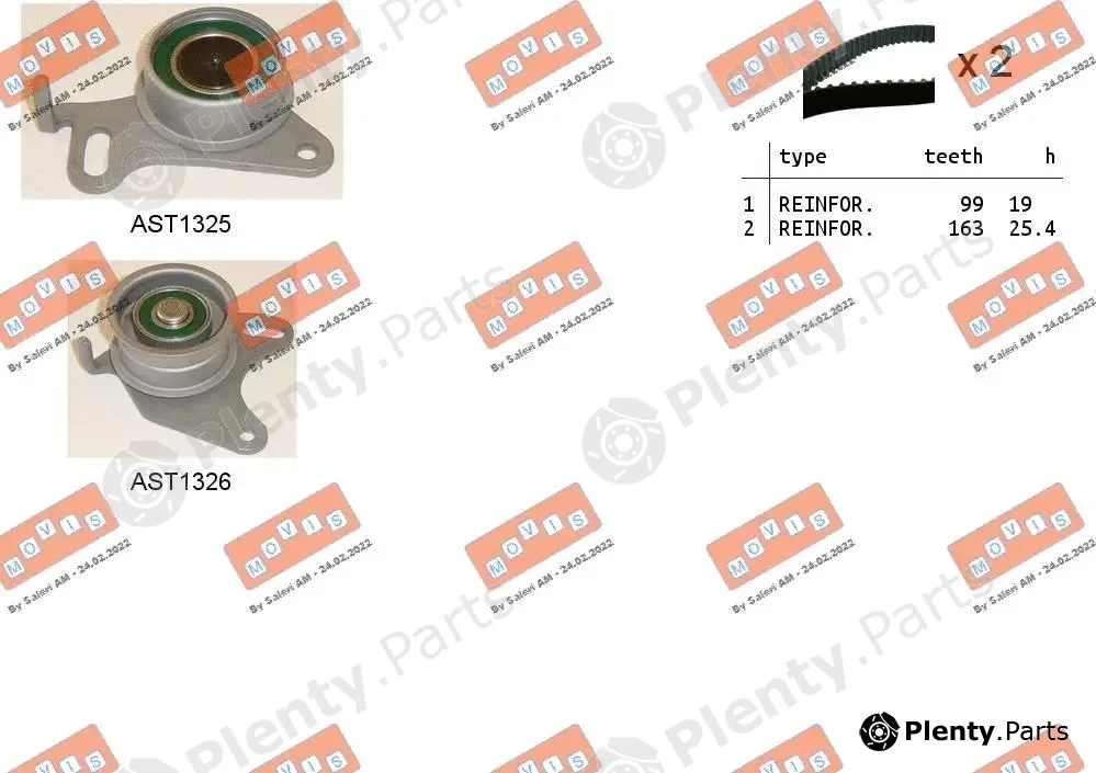Movis ASTK0847 — Timing Belt Kit