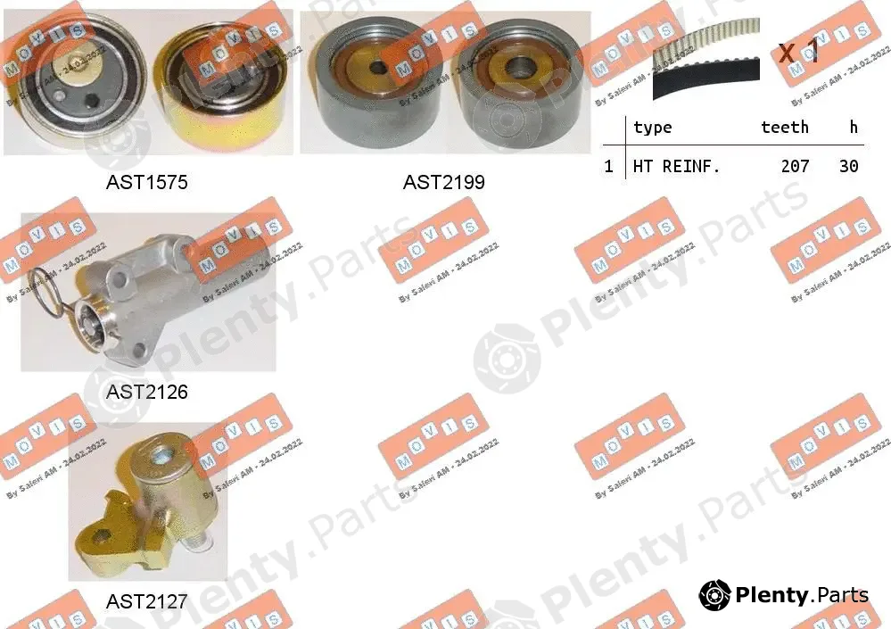 Movis ASTK1077 — Timing Belt Kit