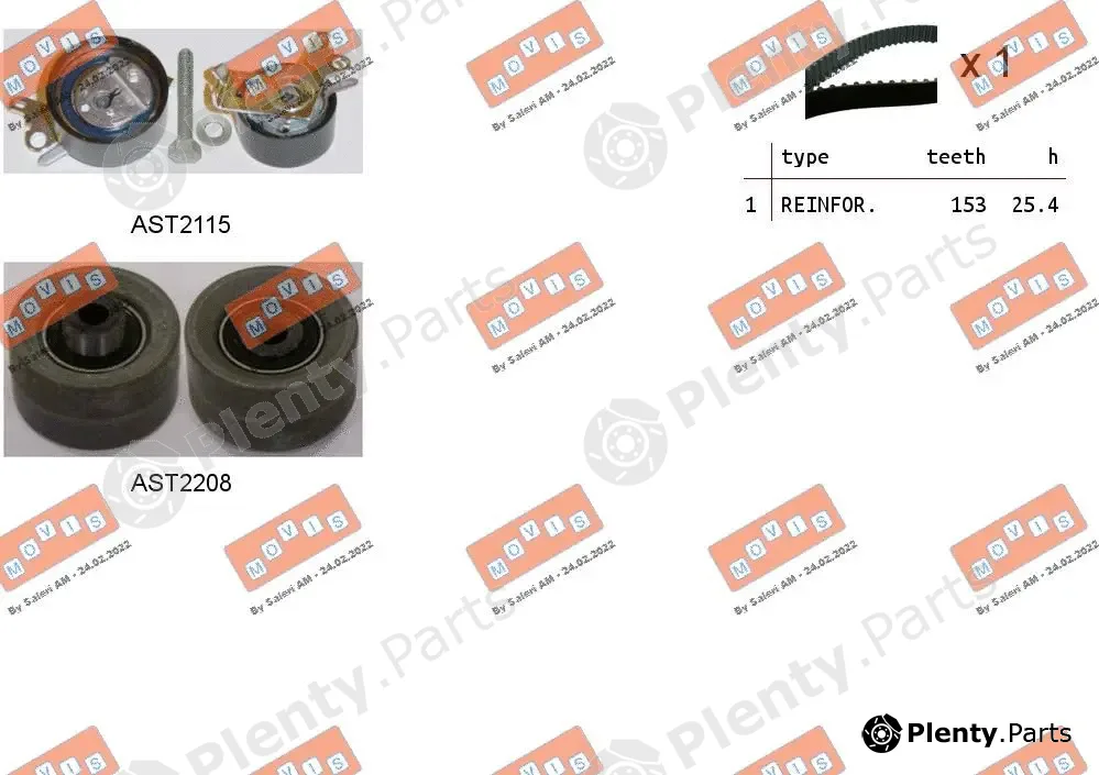 Movis ASTK0948 — Timing Belt Kit
