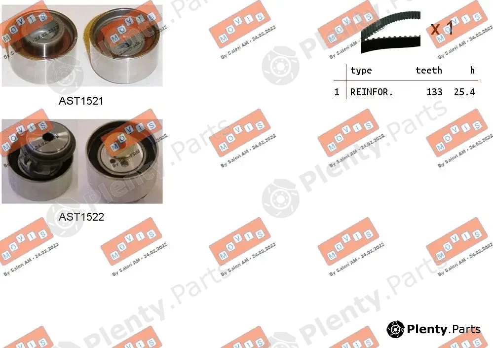 Movis ASTK1191 — Timing Belt Kit