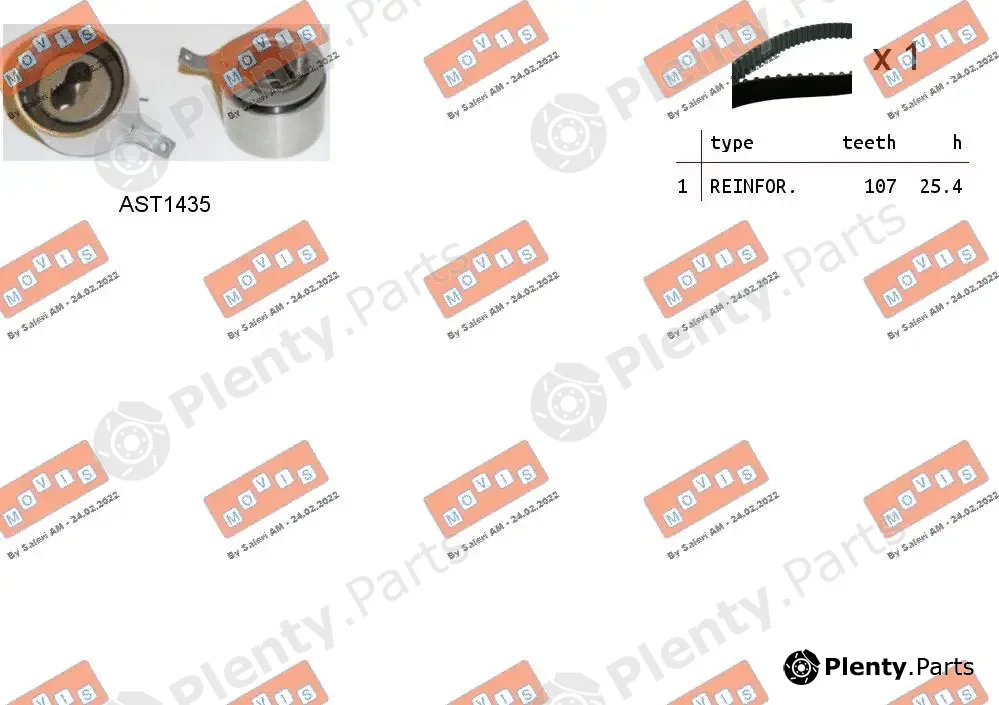 Movis ASTK0904 — Timing Belt Kit