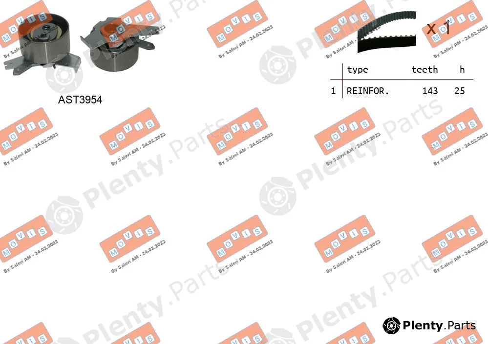 Movis ASTK1297 — Timing Belt Kit