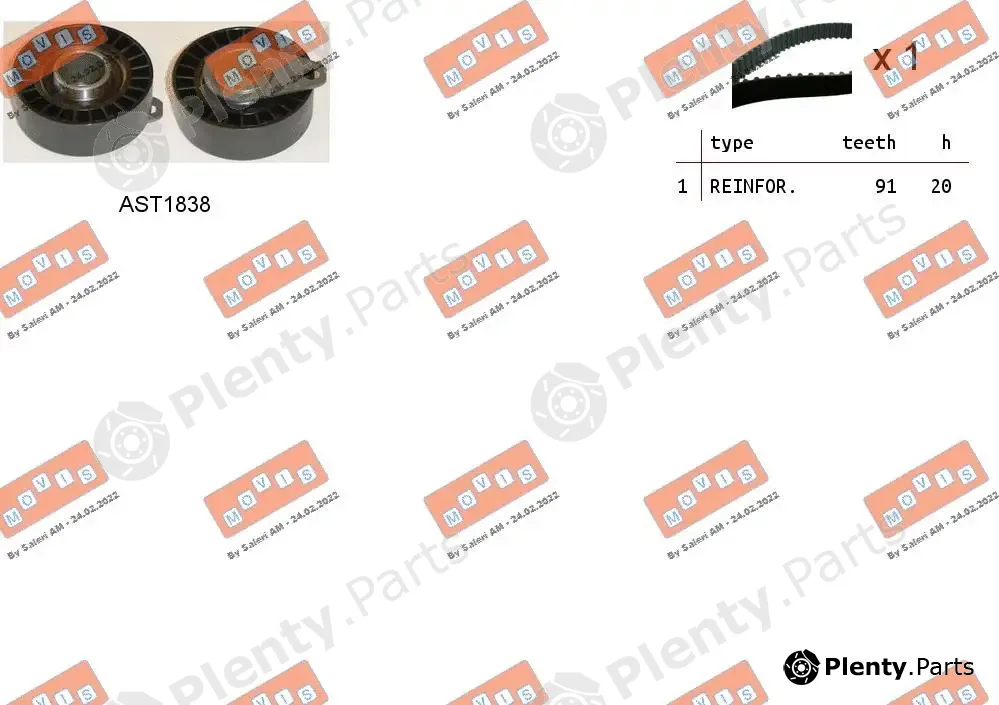 Movis ASTK0861 — Timing Belt Kit