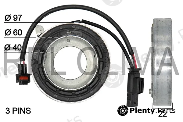 RPL Quality APBOND0019 — Coil, magnetic-clutch compressor