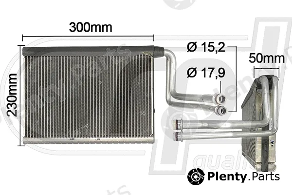 RPL Quality APEVBW5013 — Evaporator, air conditioning