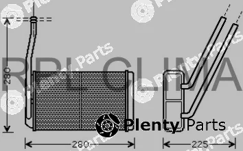 RPL Quality APCHLR1005 — Heat Exchanger, interior heating