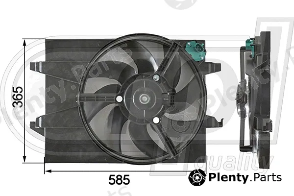RPL Quality APELFD5004 — Fan, engine cooling