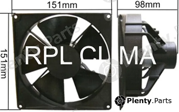 RPL Quality APEL110612S — Fan, engine cooling