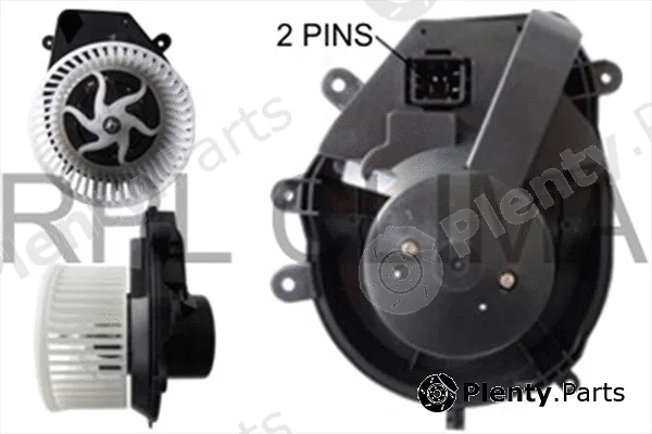RPL Quality APVTAU0002 — Electric Motor, interior blower