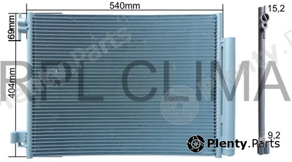 RPL Quality APCDDA5004 — Condenser, air conditioning