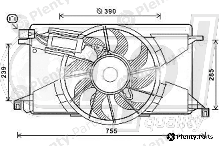 RPL Quality APELFD5051 — Fan, engine cooling
