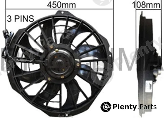 RPL Quality APELBW0002 — Fan, engine cooling